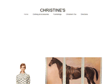 Tablet Screenshot of christinescrossing.com